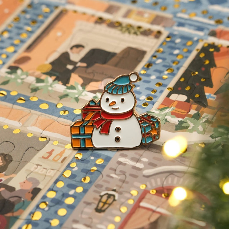 Merry Snowy Night - 500 Pieces - Jigsaw Puzzle