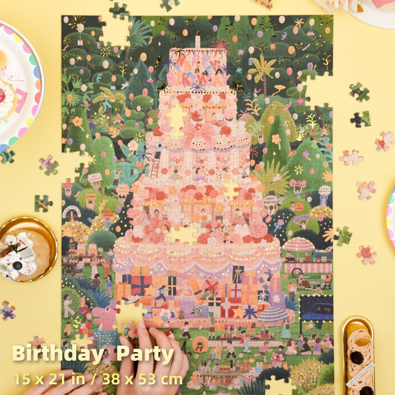 Birthday Party - 500 Pieces - Jigsaw Puzzle