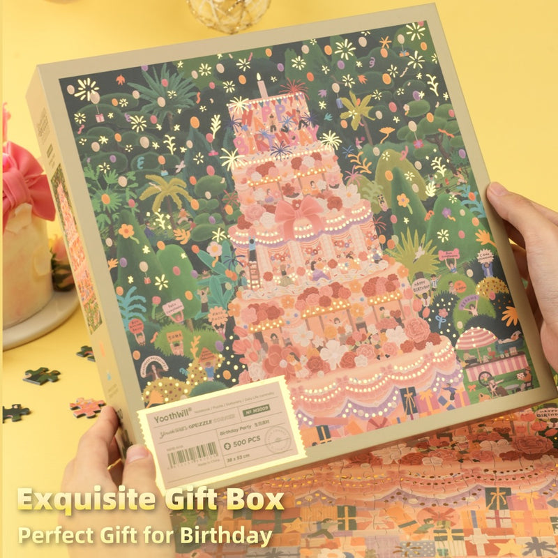 Birthday Party - 500 Pieces - Jigsaw Puzzle