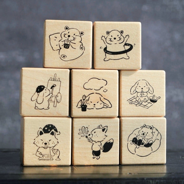 YouthWill's Cozy Corner Wooden Rubber Stamp