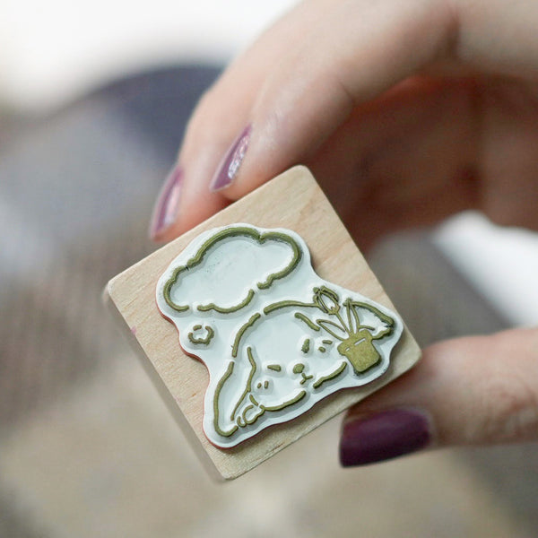 YouthWill's Cozy Corner Wooden Rubber Stamp